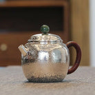 Long Zhu 200cc - Handmade silver pot - zycs_China - tea - teapot