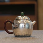 Long Zhu 200cc - Handmade silver pot - zycs_China - tea - teapot