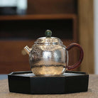 Long Zhu 200cc - Handmade silver pot - zycs_China - tea - teapot