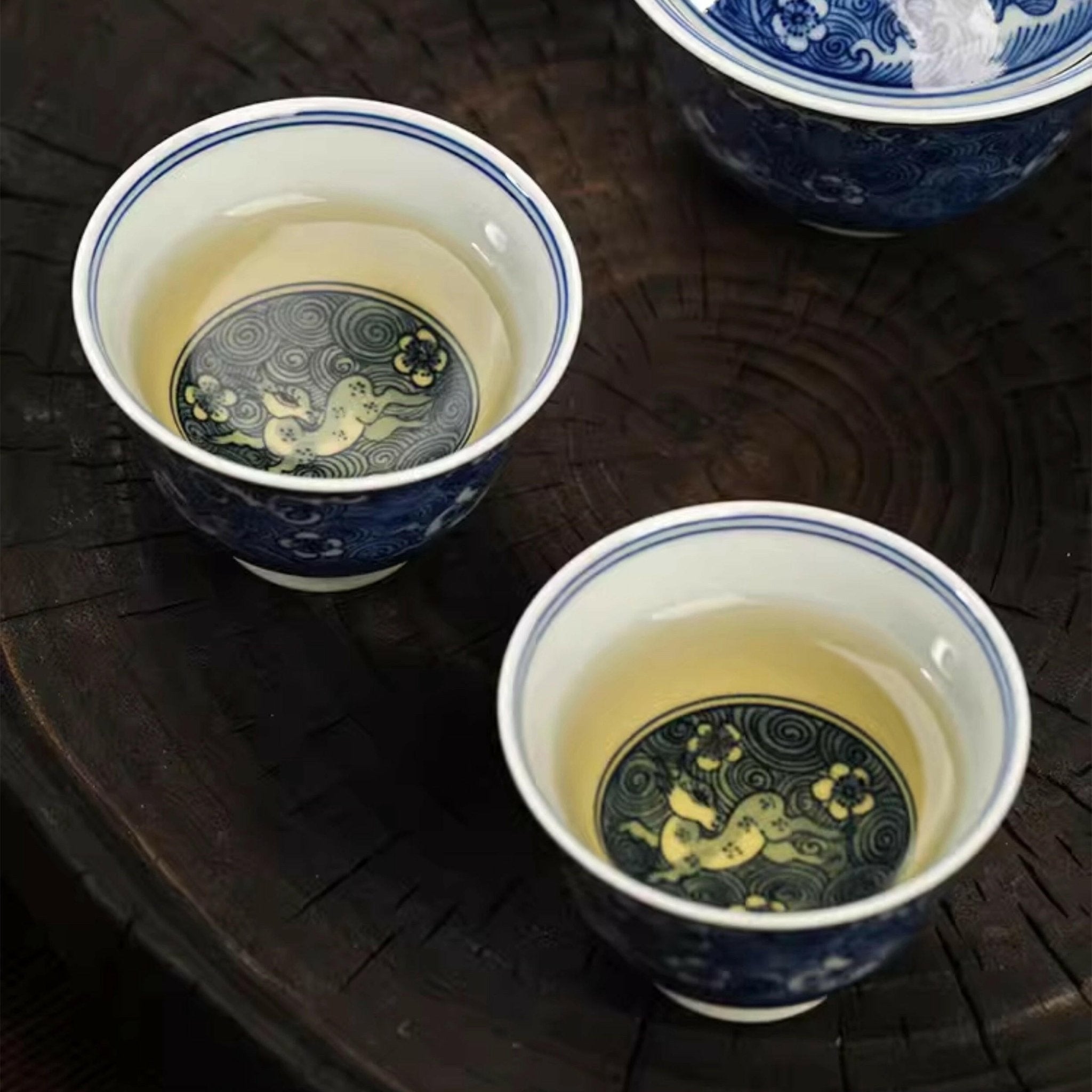 Lu Lu Lian Sheng - Jing De Zhen Porcelain Teacup - zycs_China