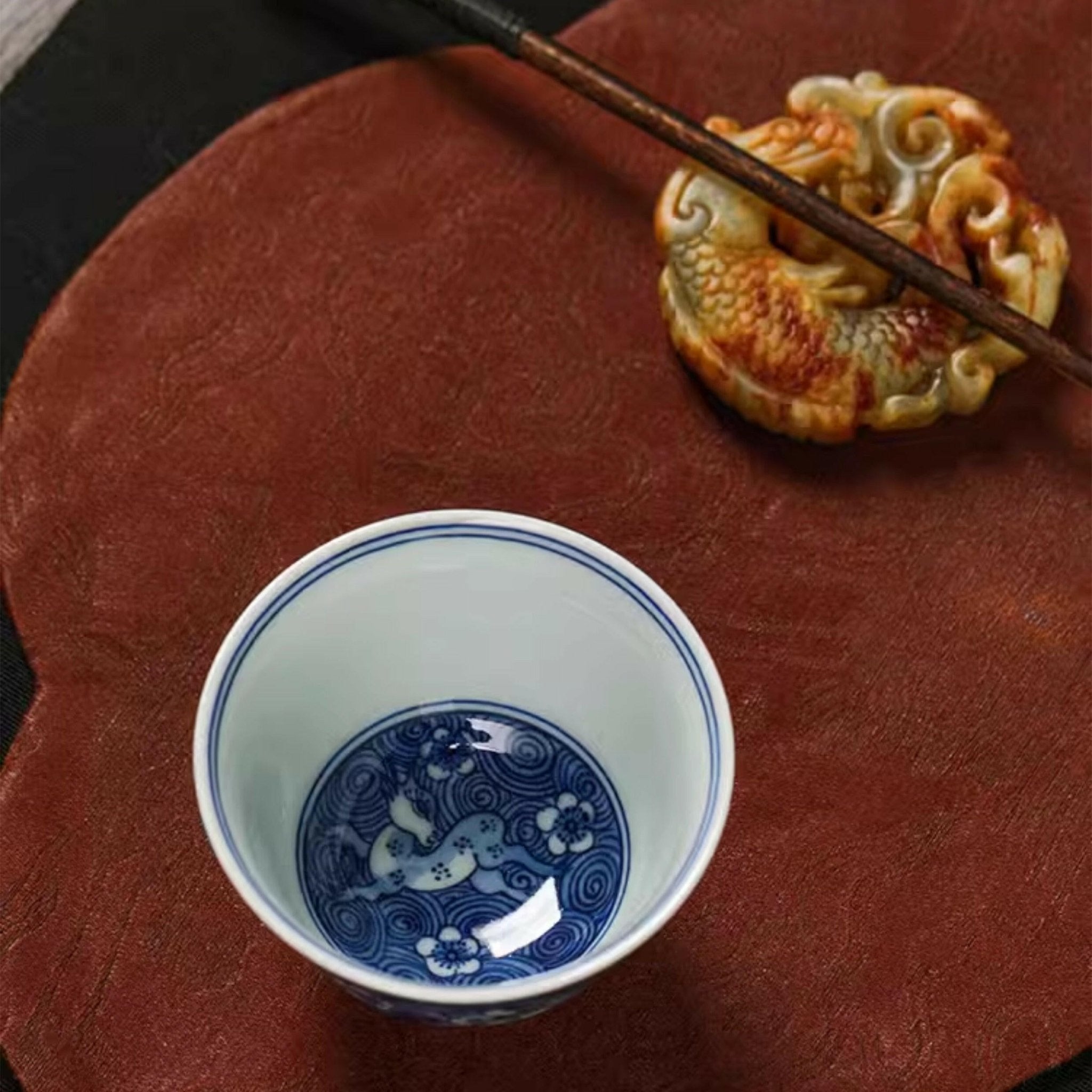 Lu Lu Lian Sheng - Jing De Zhen Porcelain Teacup - zycs_China