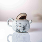 Lu Yan Nan Gua - Jing De Zhen Porcelain Teapot - zycs_China