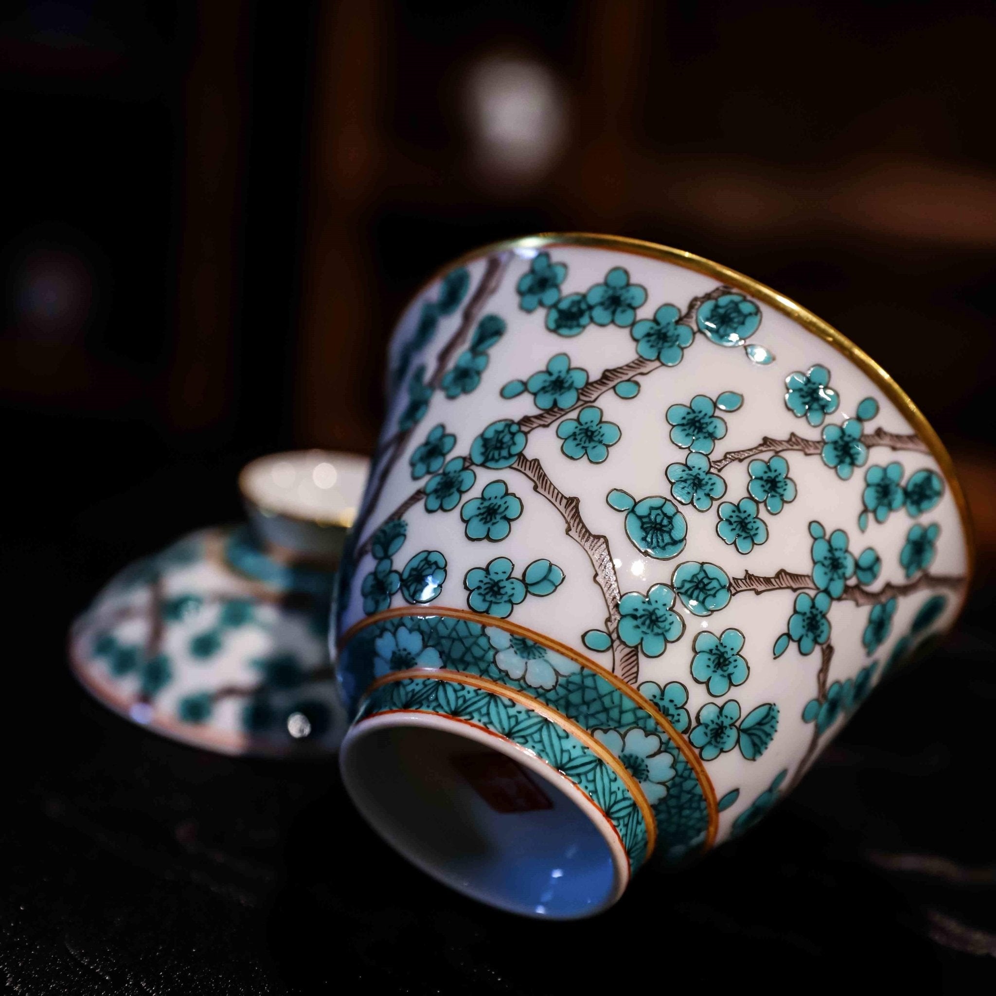 Lv Mei 125cc - Jing De Zhen Porcelain Gaiwan - zycs_China