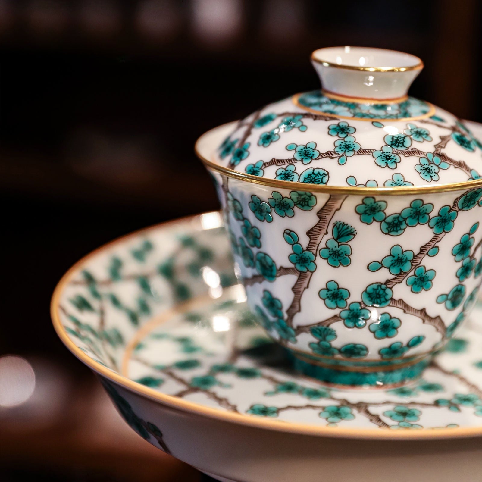 Lv Mei 125cc - Jing De Zhen Porcelain Gaiwan - zycs_China