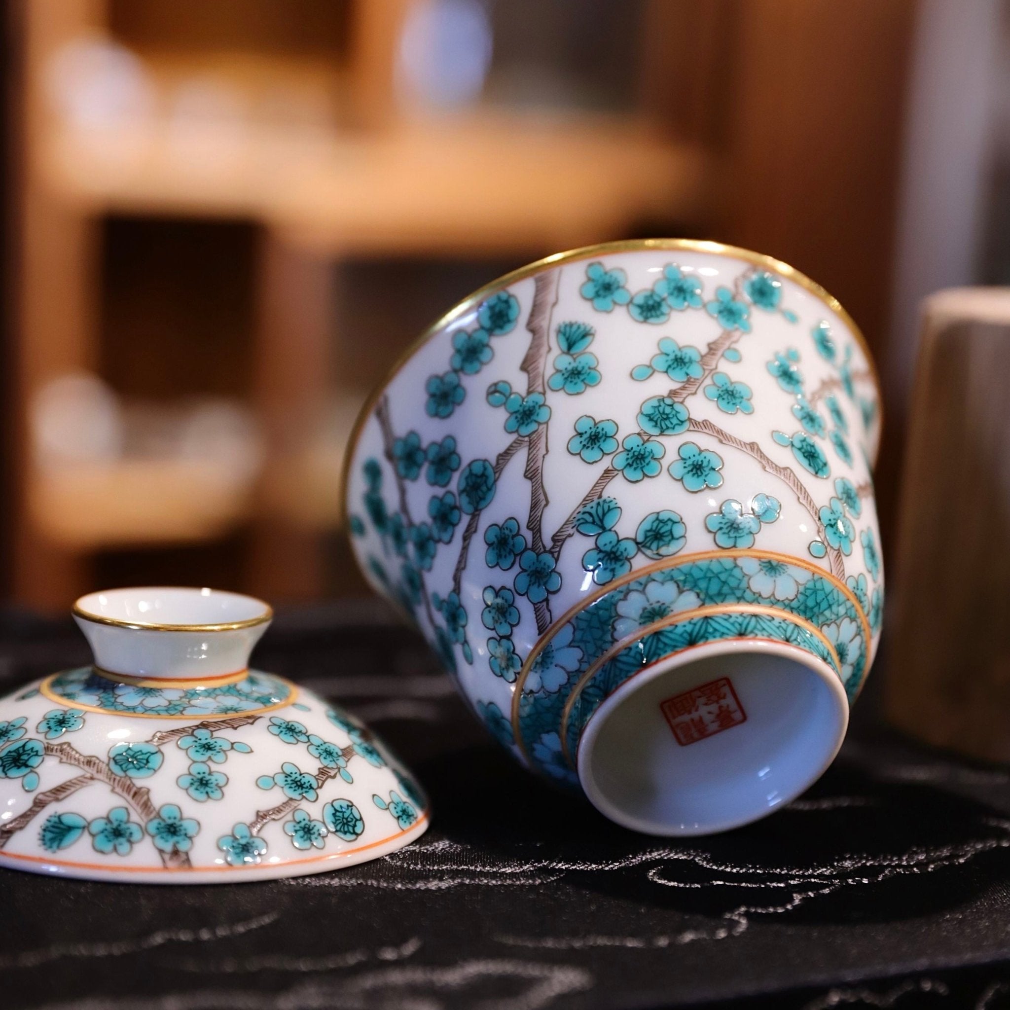 Lv Mei 125cc - Jing De Zhen Porcelain Gaiwan - zycs_China