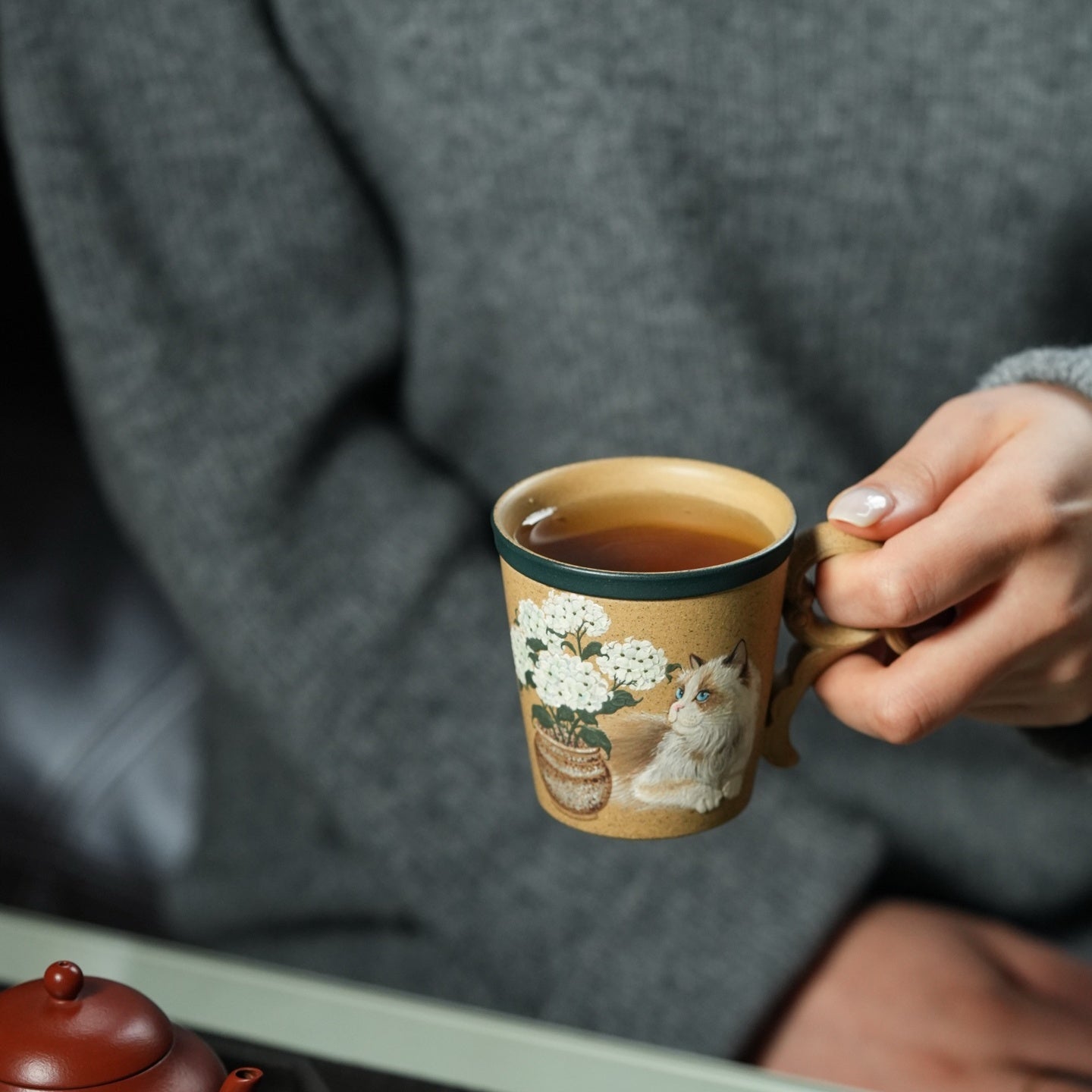 Mao Yu 150cc - Yixing Handmade Teacup - zycs_China