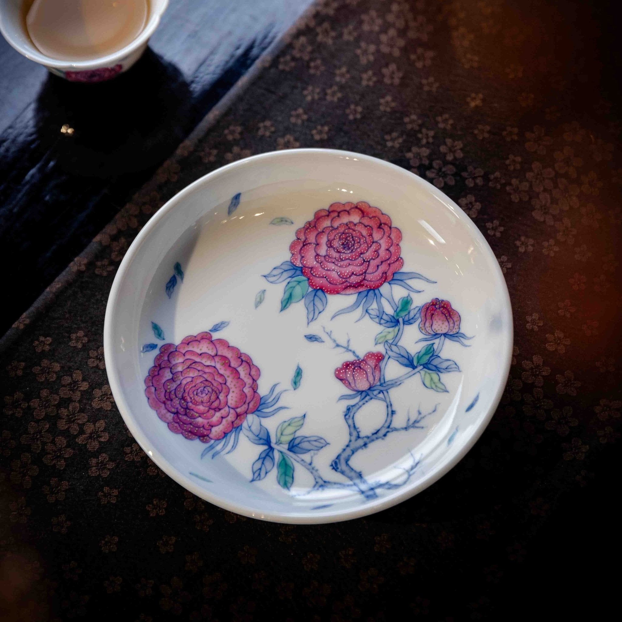 Mei Gui Hua 125cc - Jing De Zhen Porcelain Gaiwan - zycs_China