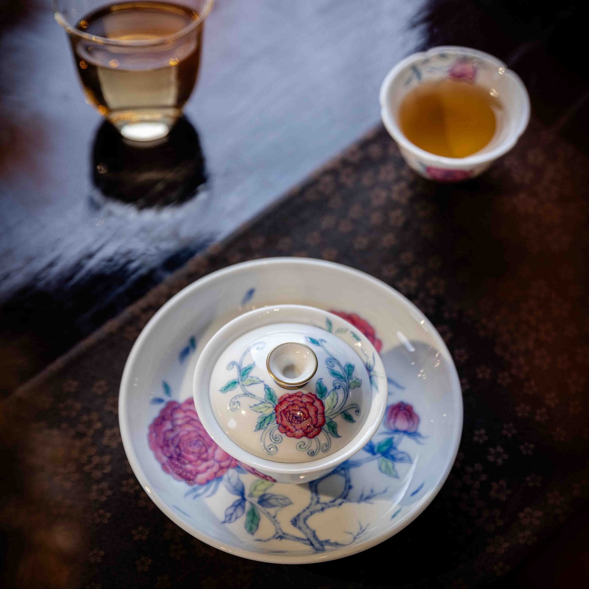 Mei Gui Hua 125cc - Jing De Zhen Porcelain Gaiwan - zycs_China