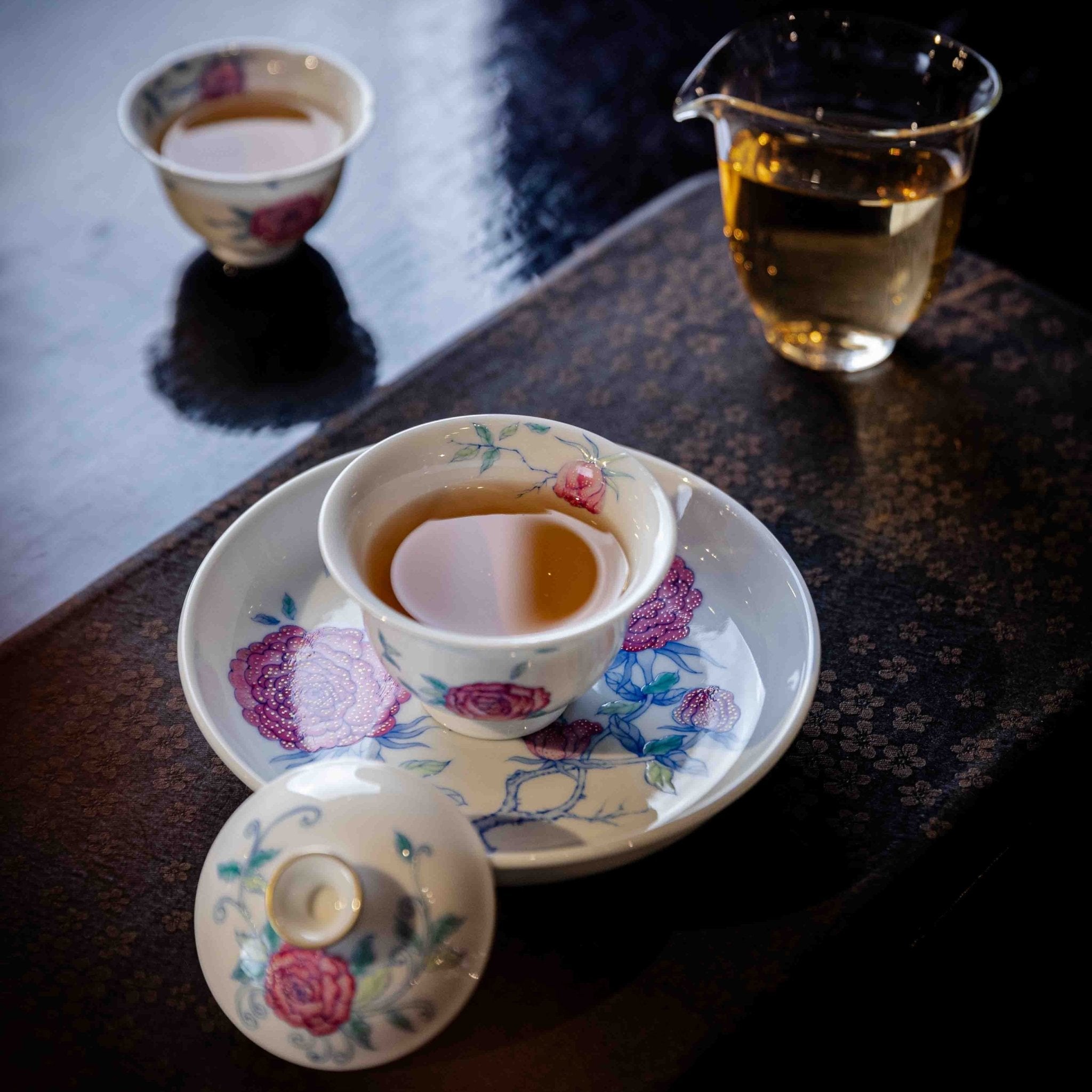 Mei Gui Hua 125cc - Jing De Zhen Porcelain Gaiwan - zycs_China