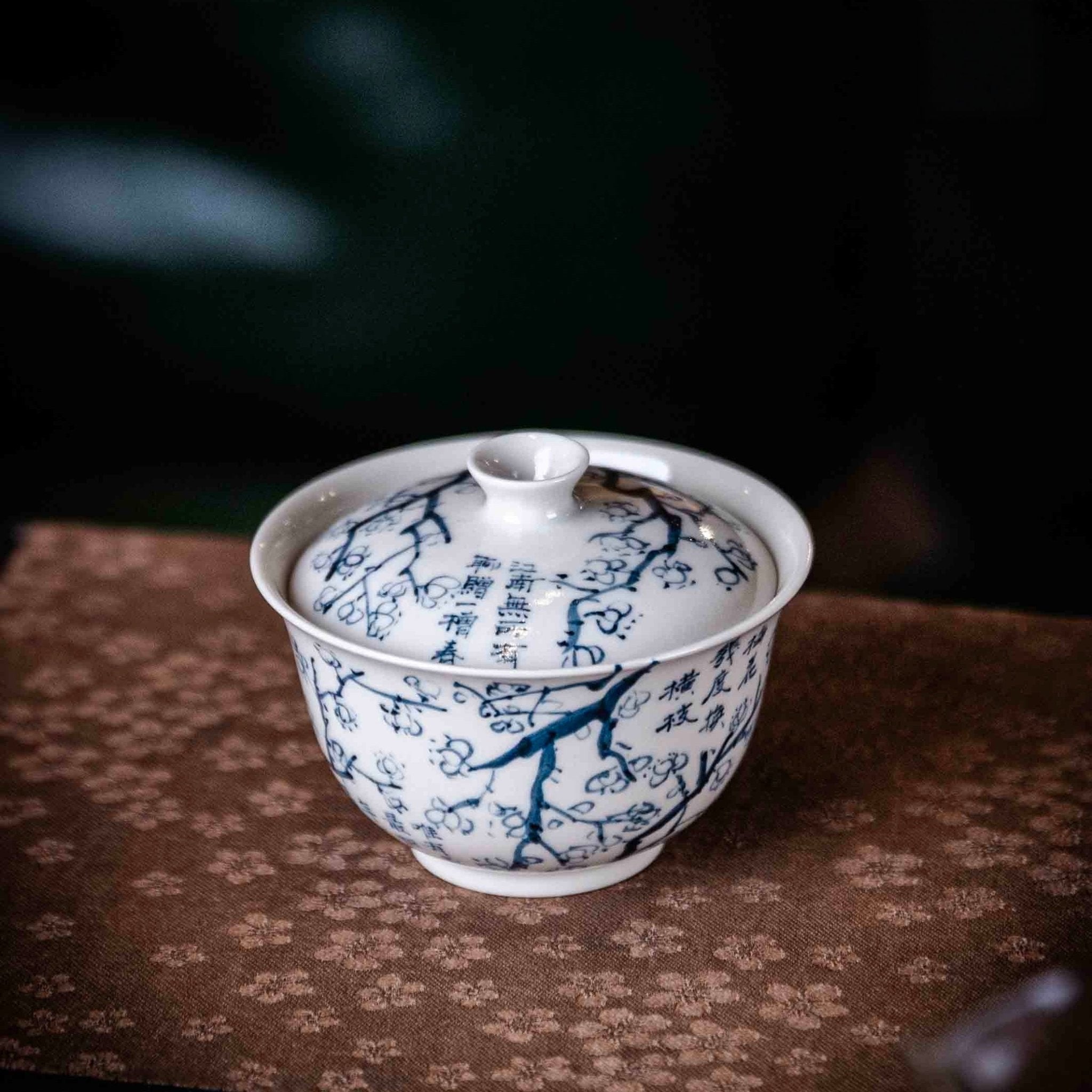 Mei Hua 100cc - Jing De Zhen Porcelain Gaiwan - zycs_China