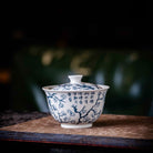 Mei Hua 100cc - Jing De Zhen Porcelain Gaiwan - zycs_China