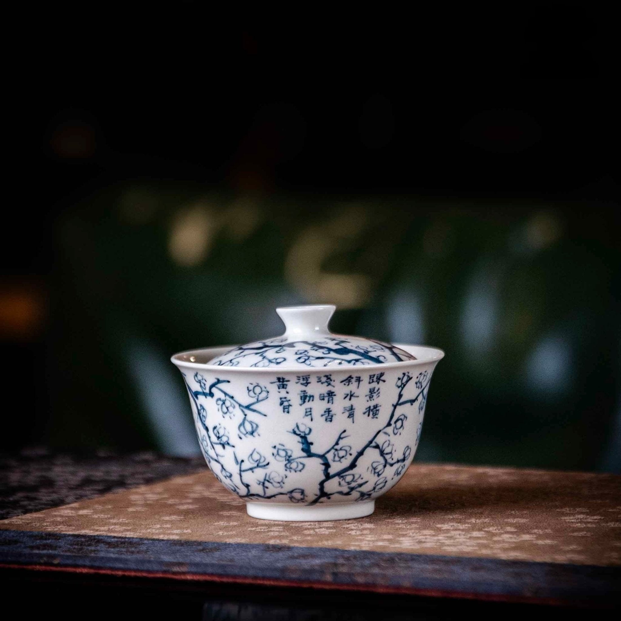 Mei Hua 100cc - Jing De Zhen Porcelain Gaiwan - zycs_China