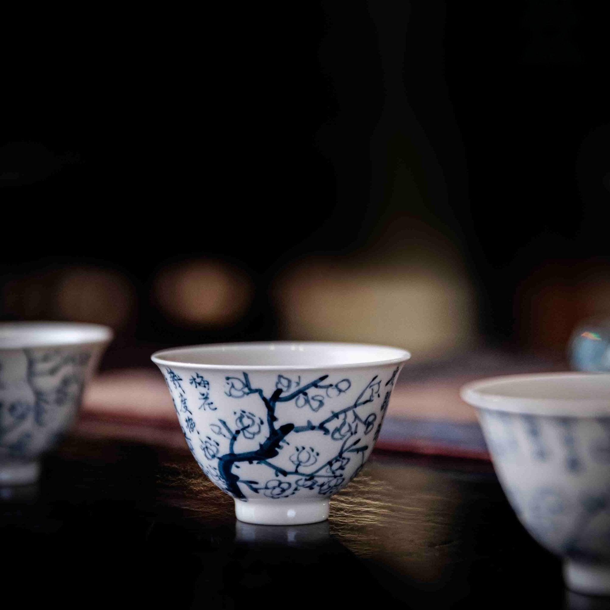 Mei Hua 100cc - Jing De Zhen Porcelain Gaiwan - zycs_China