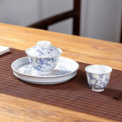 Mei Hua 140cc - Jing De Zhen Porcelain Gaiwan - zycs_China