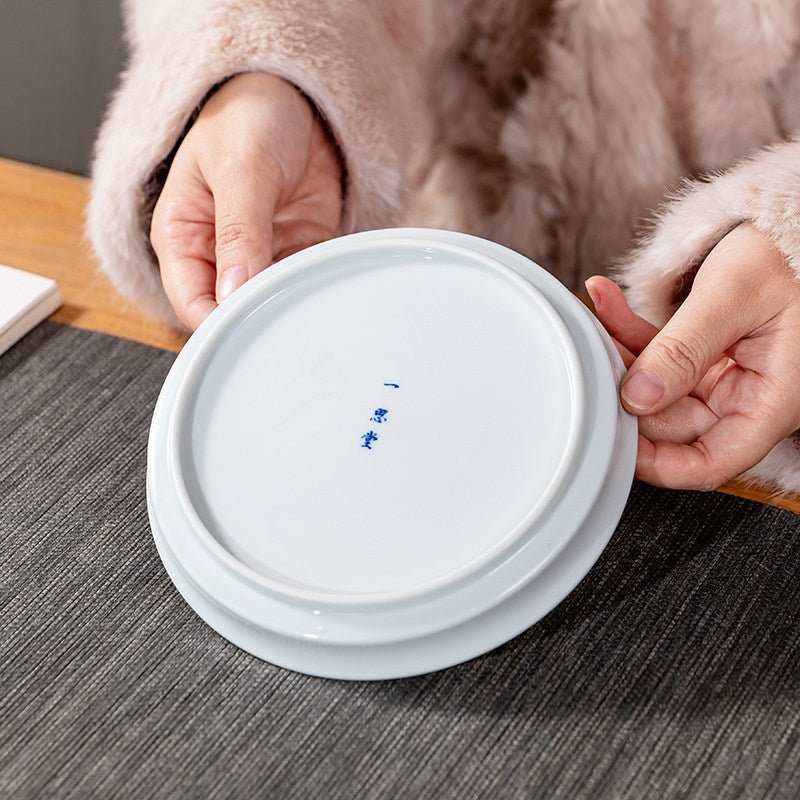 Mei Hua 140cc - Jing De Zhen Porcelain Gaiwan - zycs_China