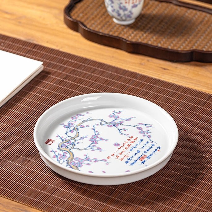 Mei Hua 140cc - Jing De Zhen Porcelain Gaiwan - zycs_China