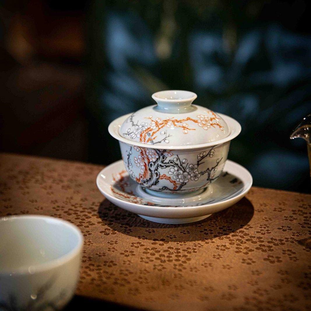 Mei Hua - Jing De Zhen Porcelain Gaiwan - zycs_China