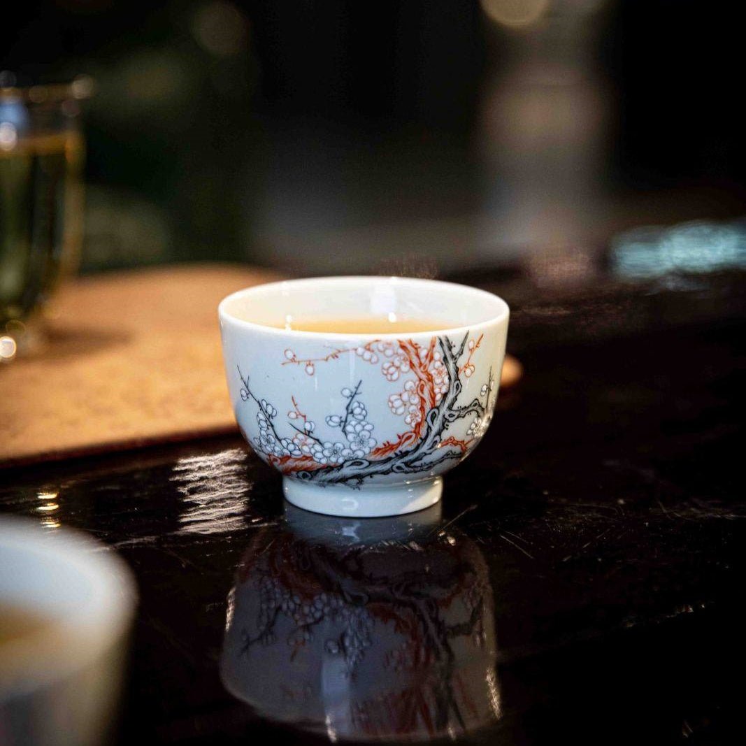Mei Hua - Jing De Zhen Porcelain Gaiwan - zycs_China