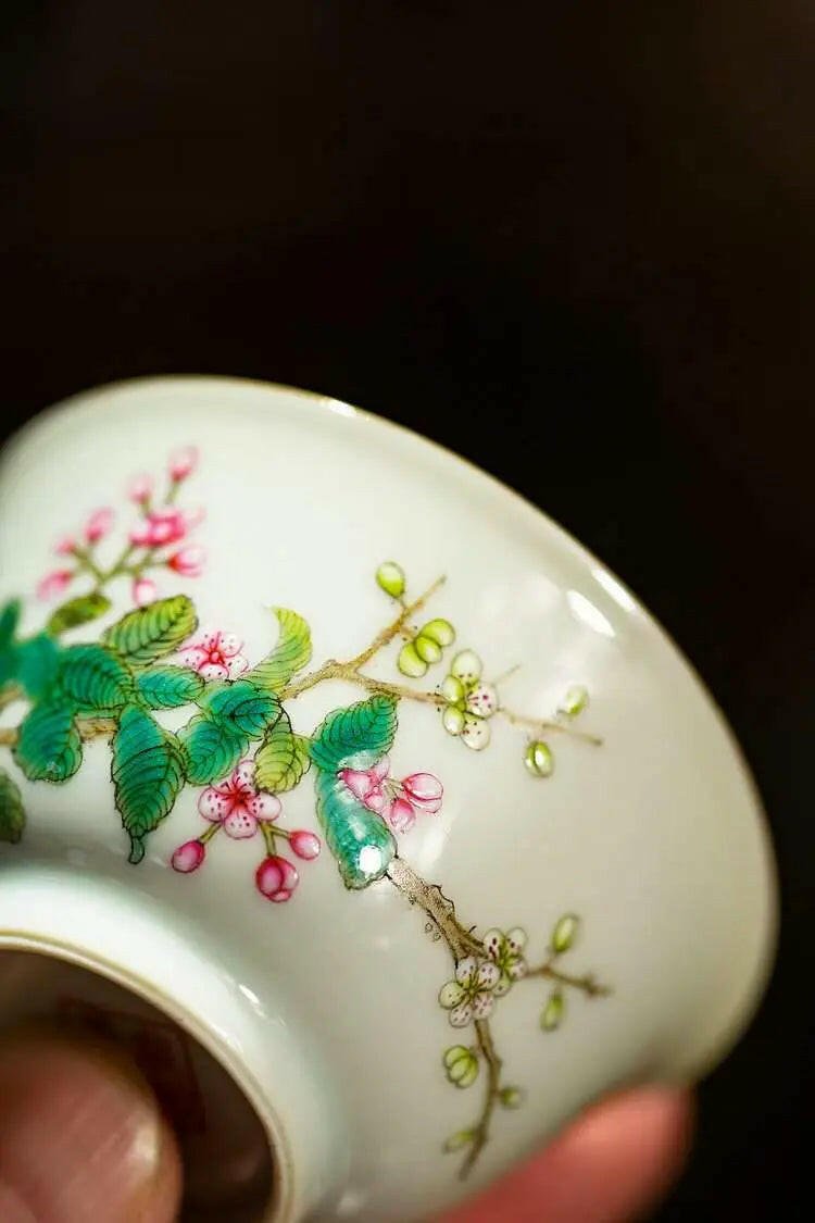 Mei Hua Ling Zhi - Jing De Zhen Porcelain Teacup - zycs_China - tea - teapot