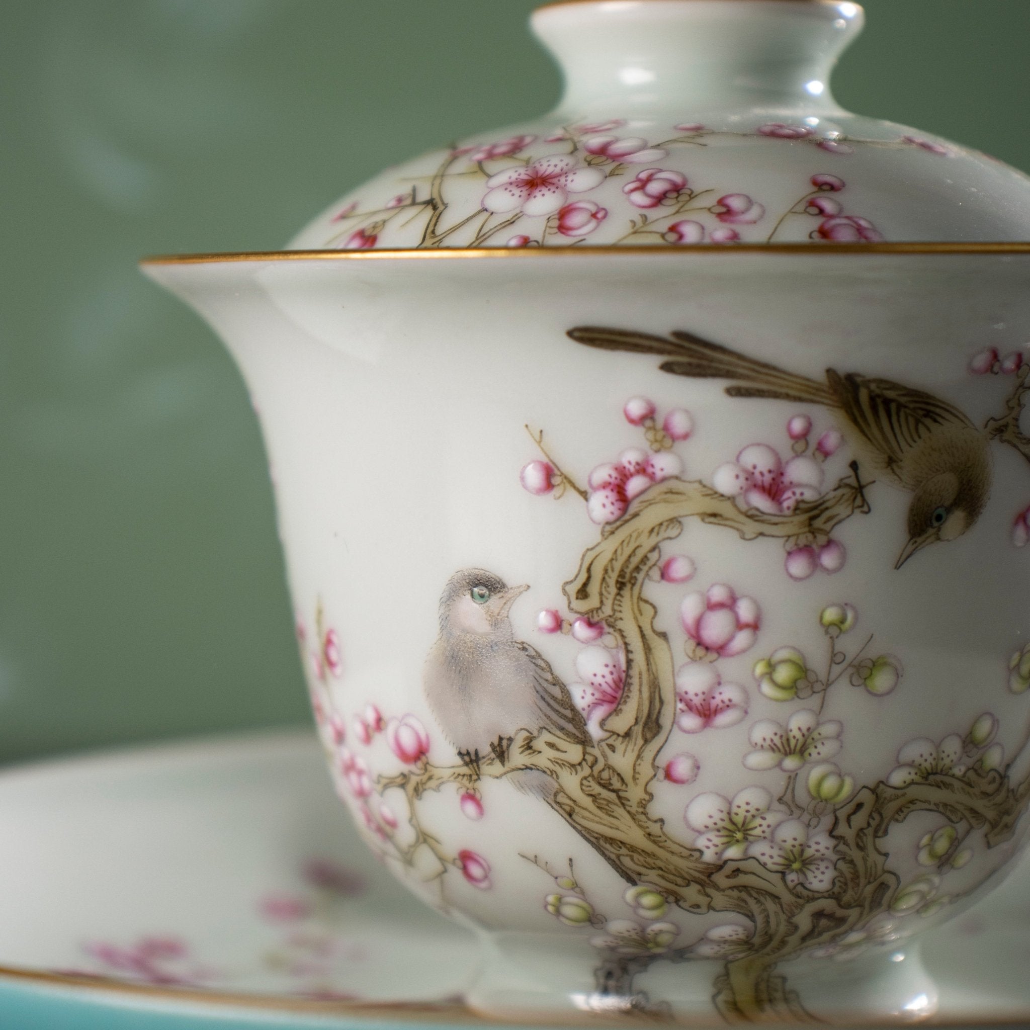 Mei Kai Wu Fu 100cc - Jing De Zhen Porcelain Gaiwan - zycs_China