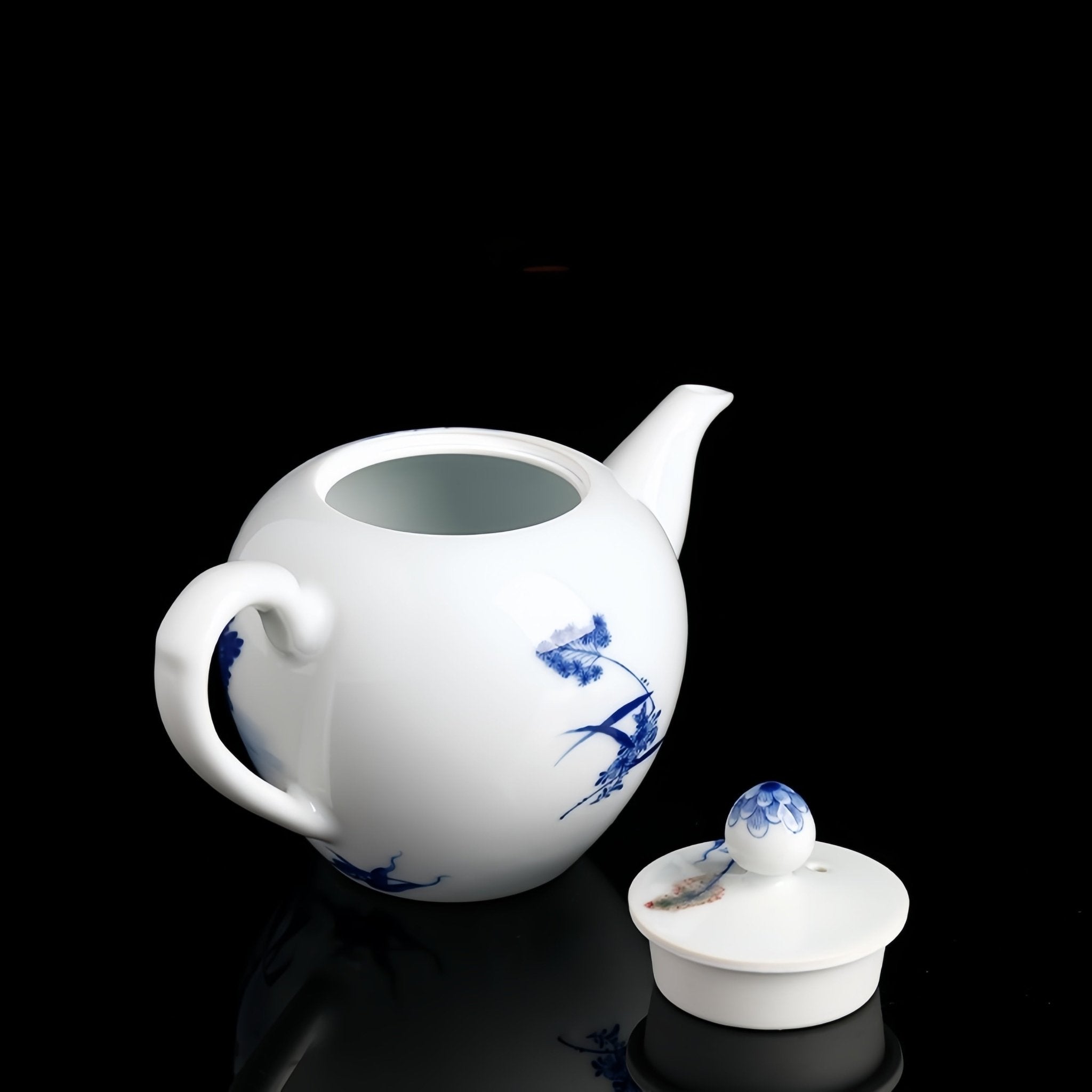 Mei Ren Jian 165cc - Jing De Zhen Porcelain Teapot - zycs_China
