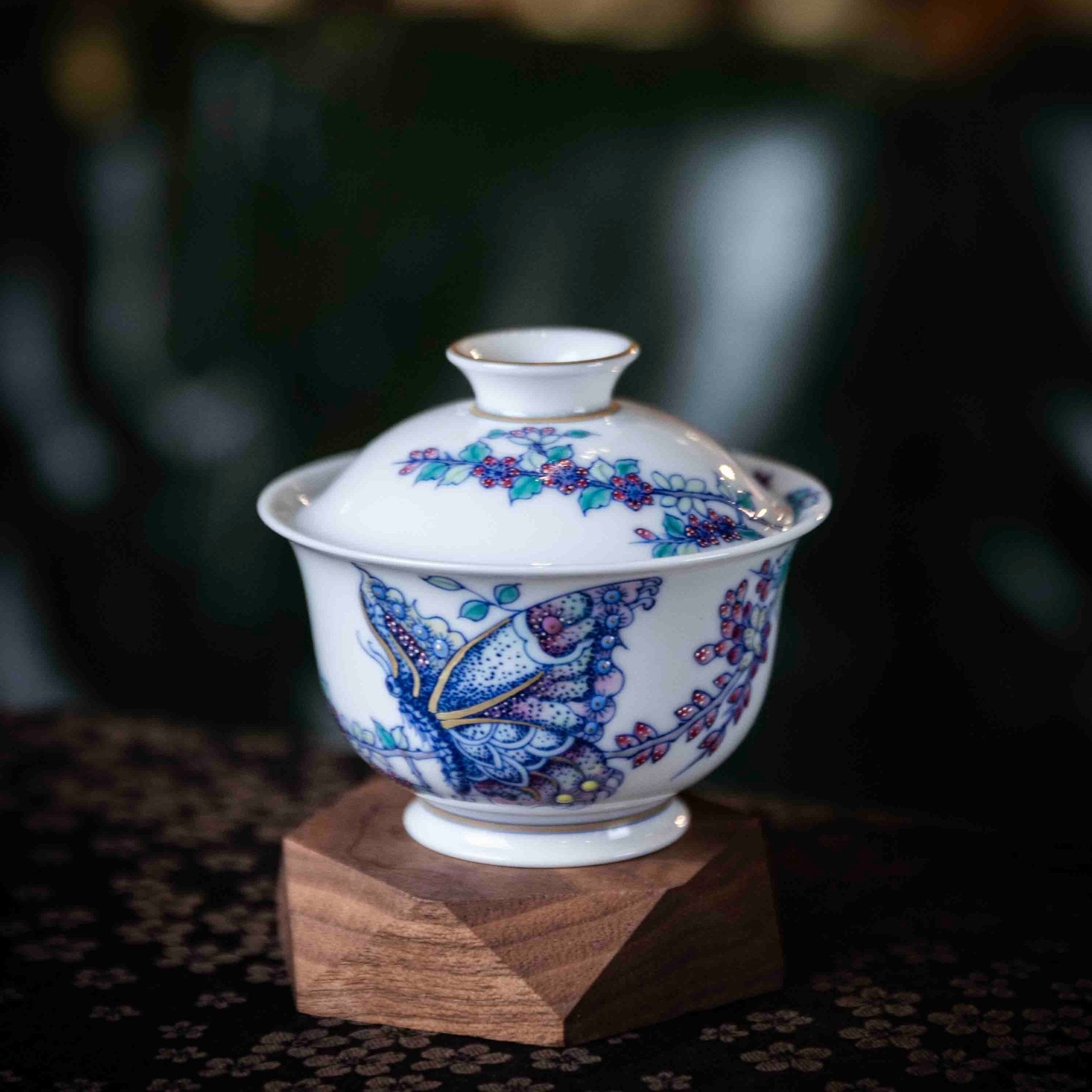 Meng Die 110cc - Jing De Zhen Porcelain Gaiwan - zycs_China