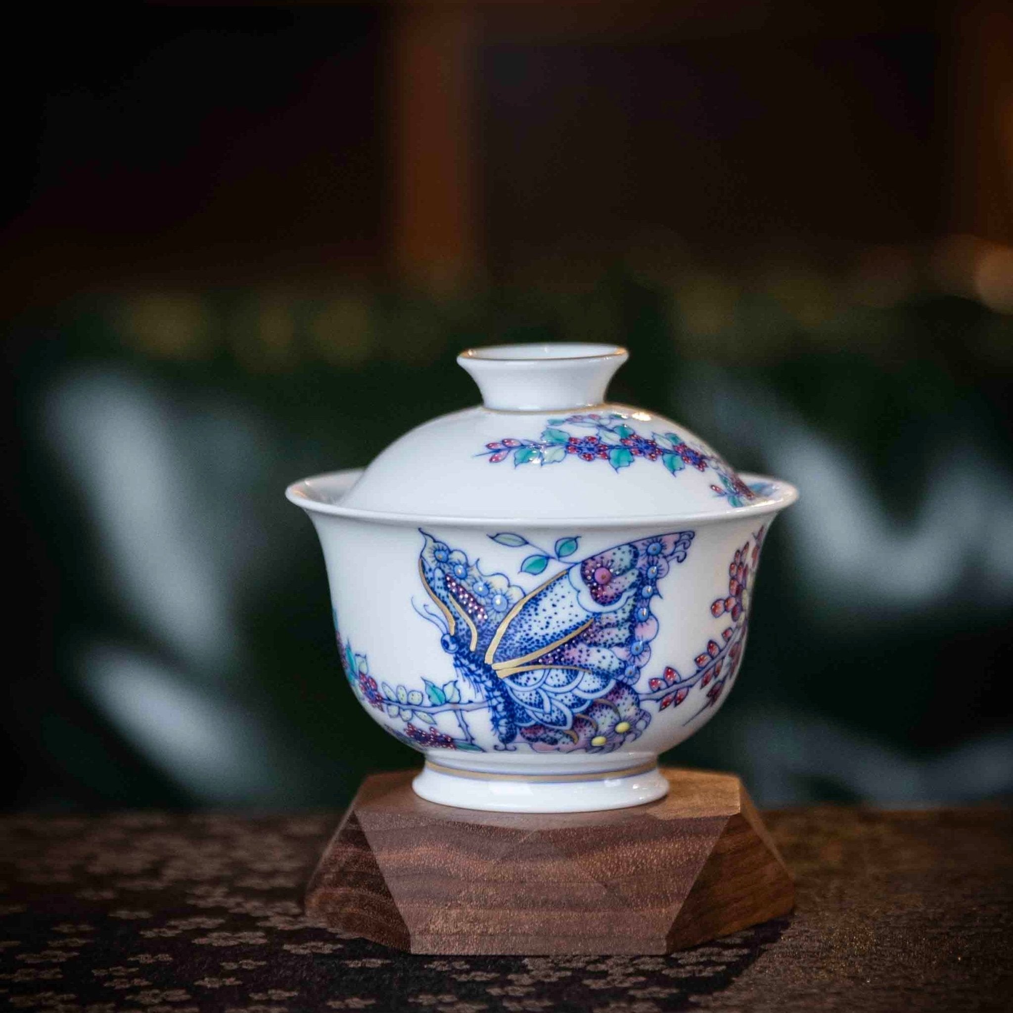 Meng Die 110cc - Jing De Zhen Porcelain Gaiwan - zycs_China