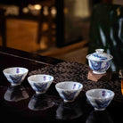 Meng Die 110cc - Jing De Zhen Porcelain Gaiwan - zycs_China