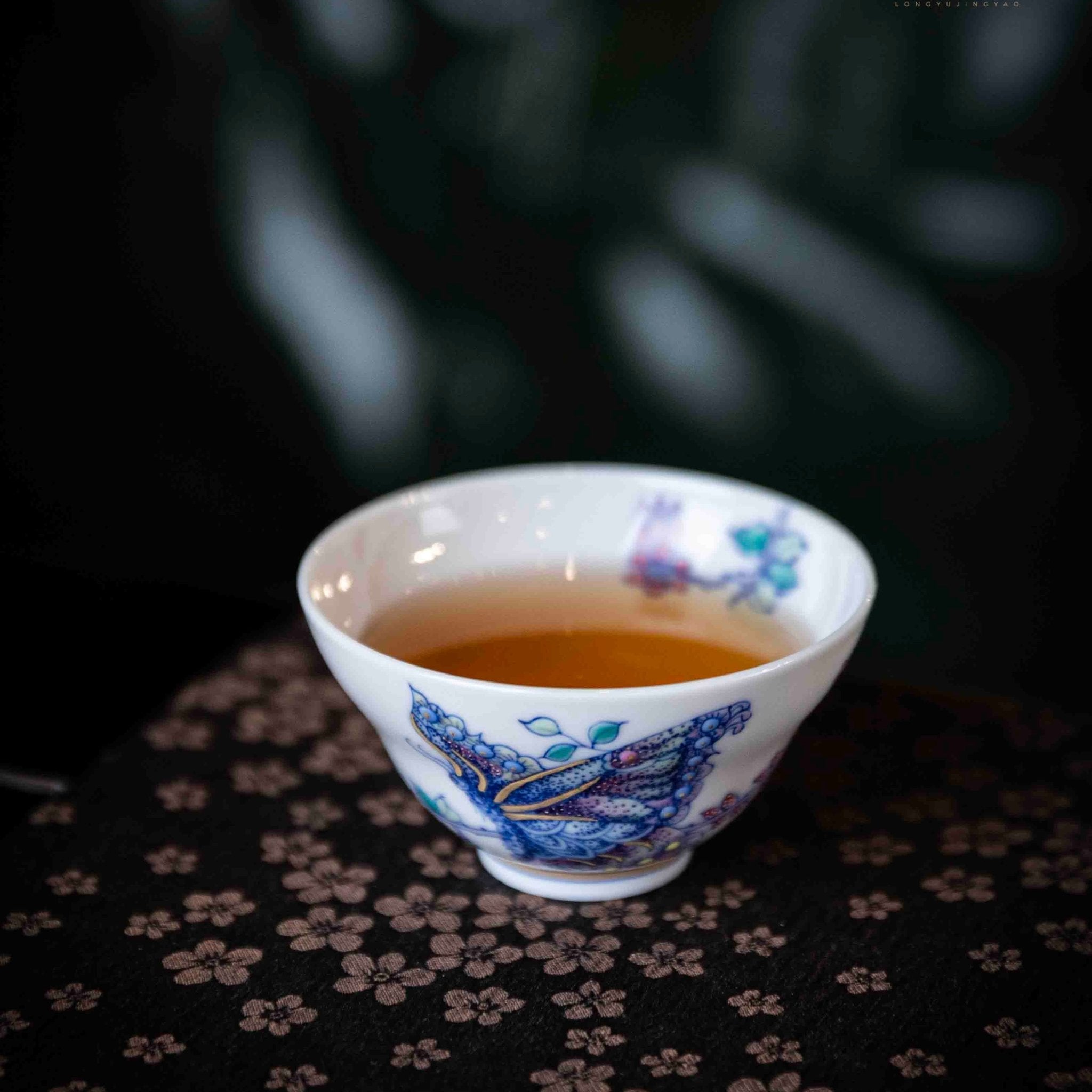 Meng Die 110cc - Jing De Zhen Porcelain Gaiwan - zycs_China