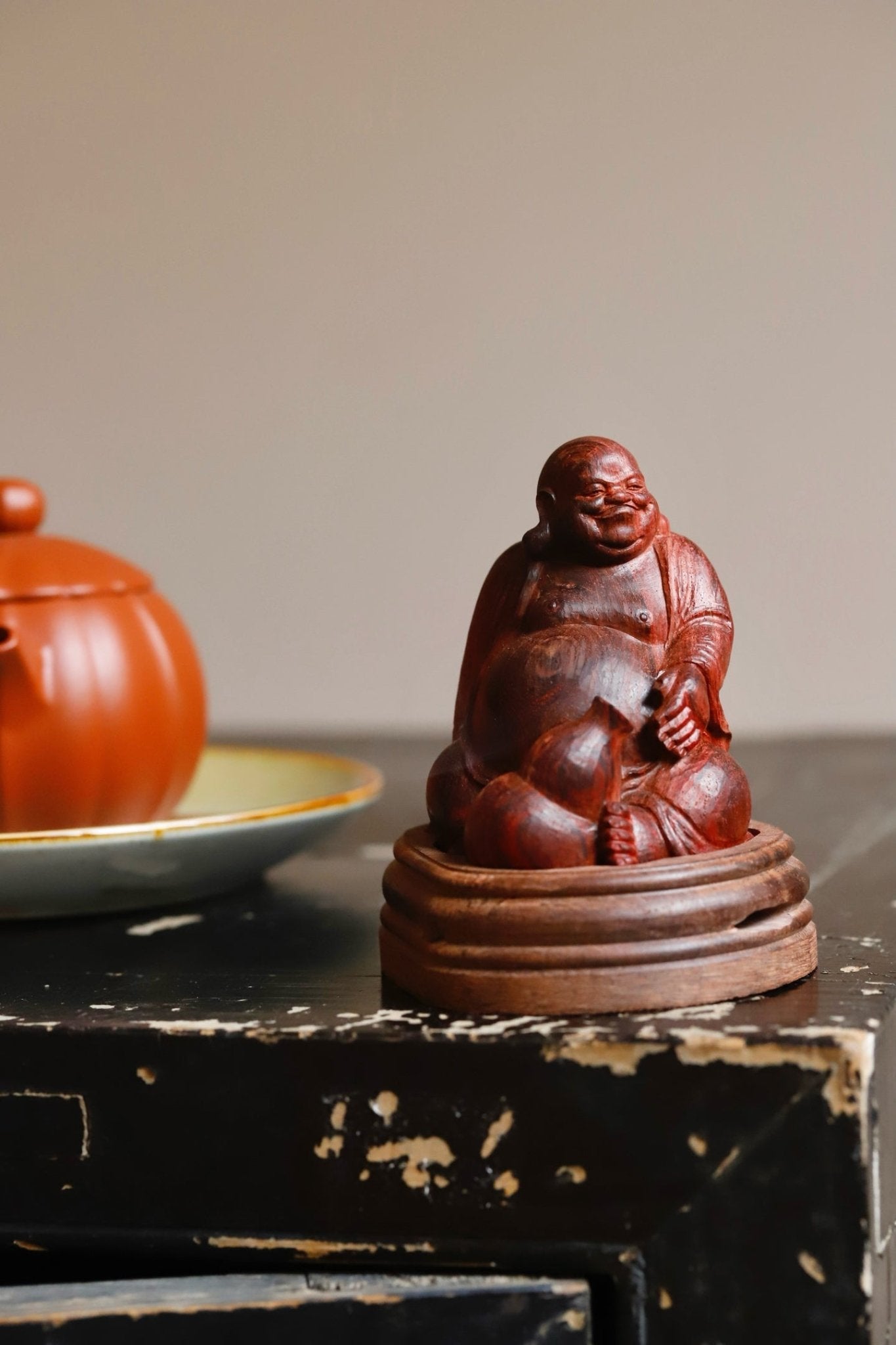 Mi Le - Wood Sculpture - zycs_China