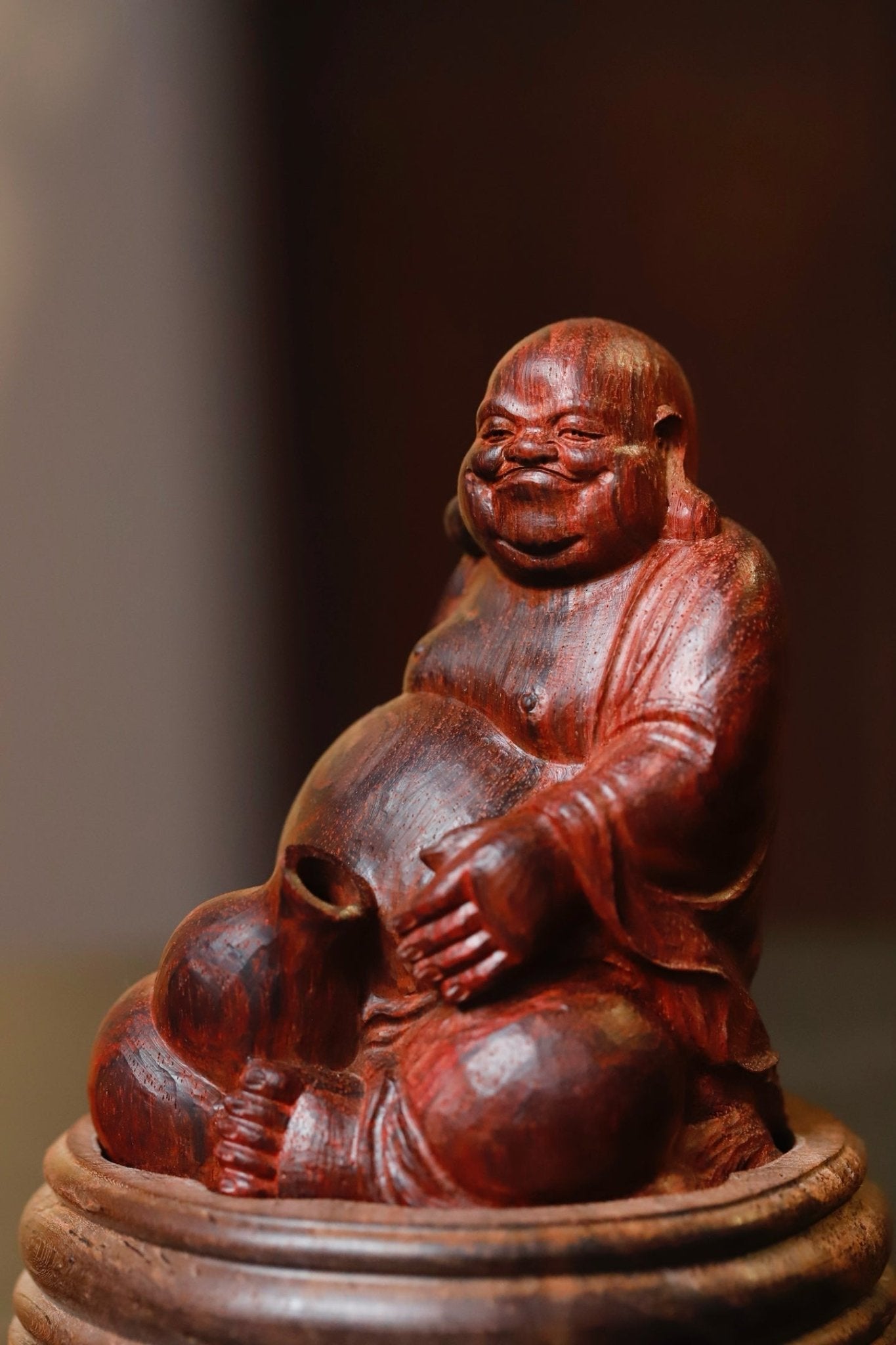 Mi Le - Wood Sculpture - zycs_China