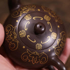 Miao Jin Bian Zhu 140cc - Yixing Handmade Teapot - zycs_China