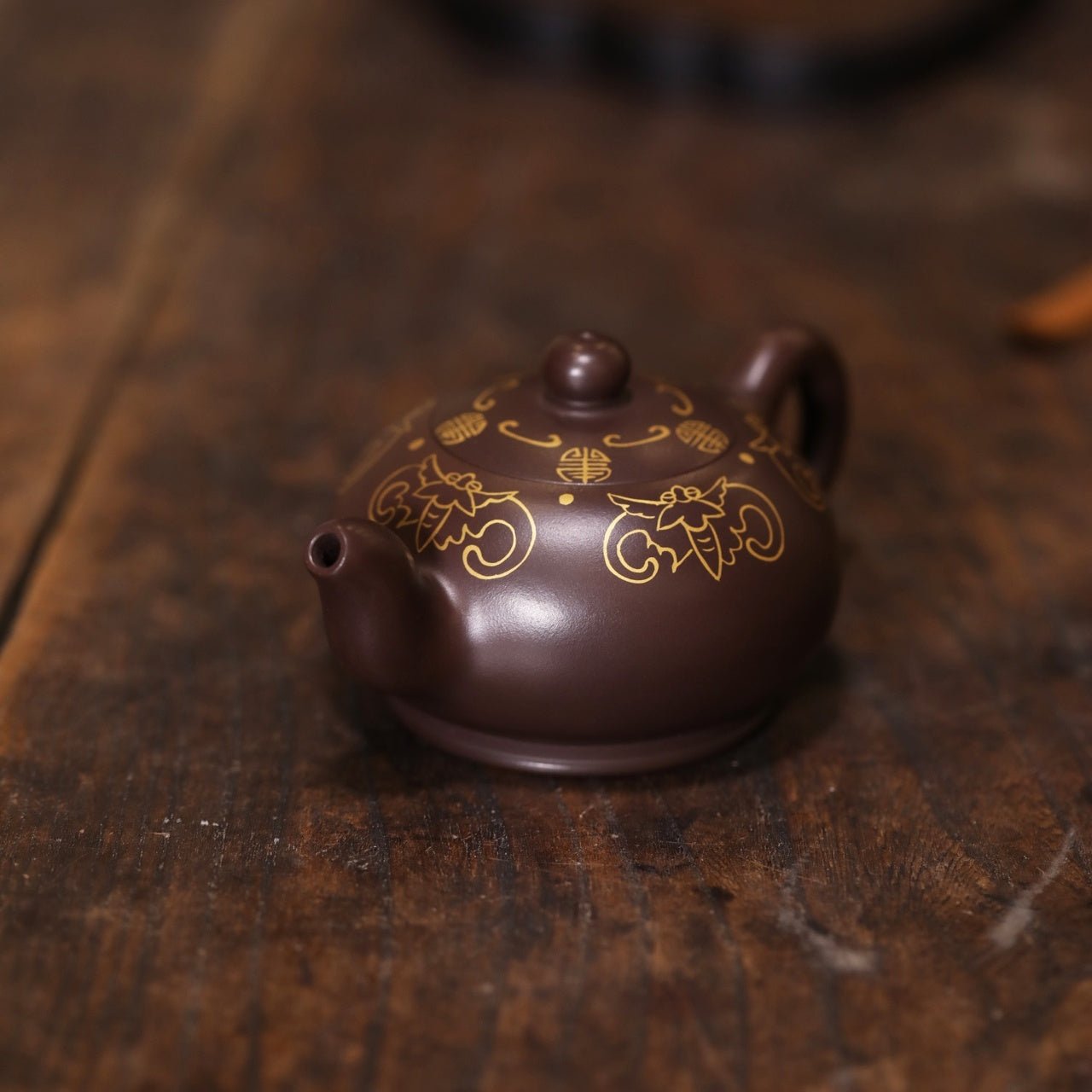 Miao Jin Bian Zhu 140cc - Yixing Handmade Teapot - zycs_China