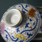 Miao Jin Die Lian Hua - Jing De Zhen Porcelain Gaiwan - zycs_China - tea - teapot