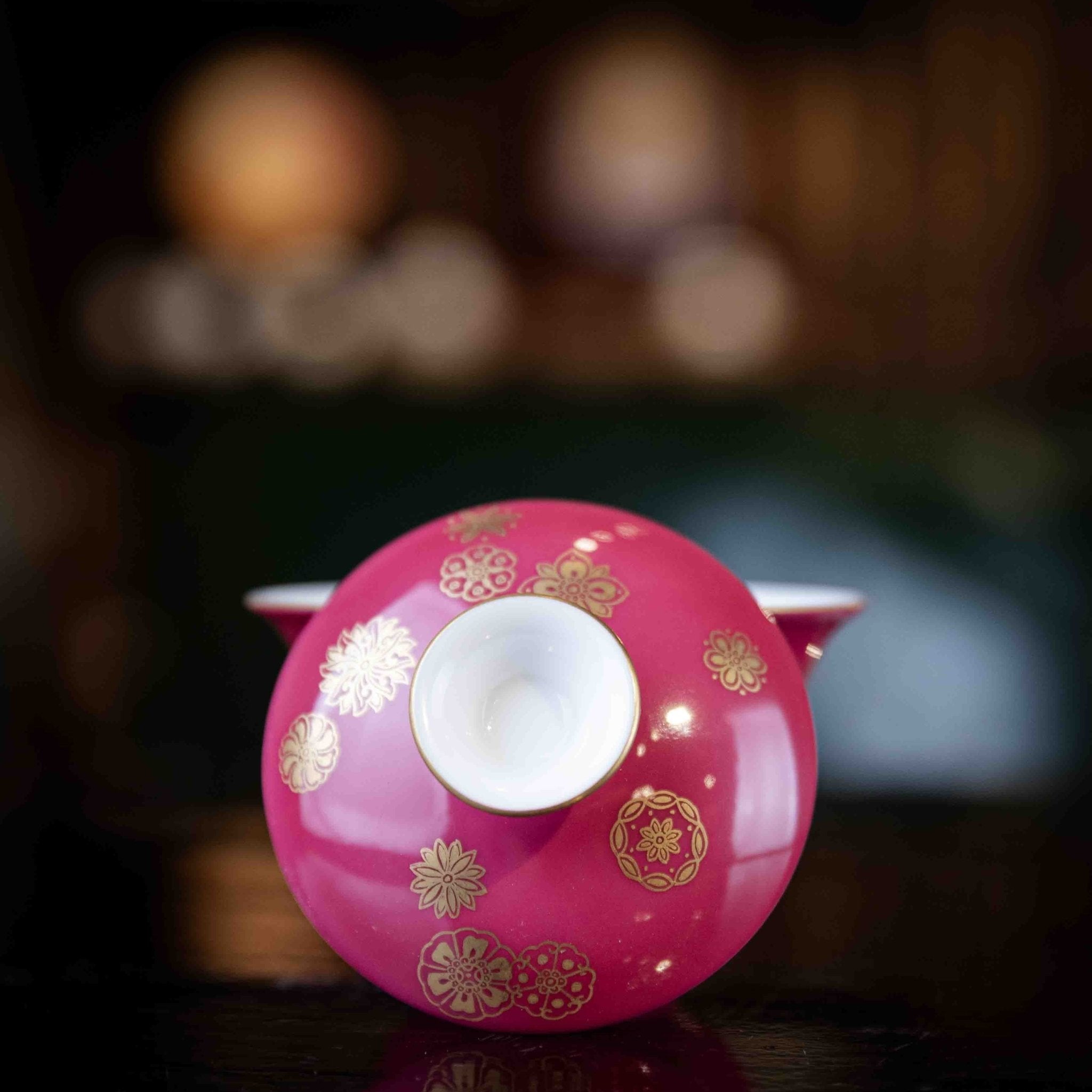Miao Jin Pi Qiu Hua 120cc - Jing De Zhen Porcelain Gaiwan - zycs_China