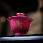 Miao Jin Pi Qiu Hua 120cc - Jing De Zhen Porcelain Gaiwan - zycs_China