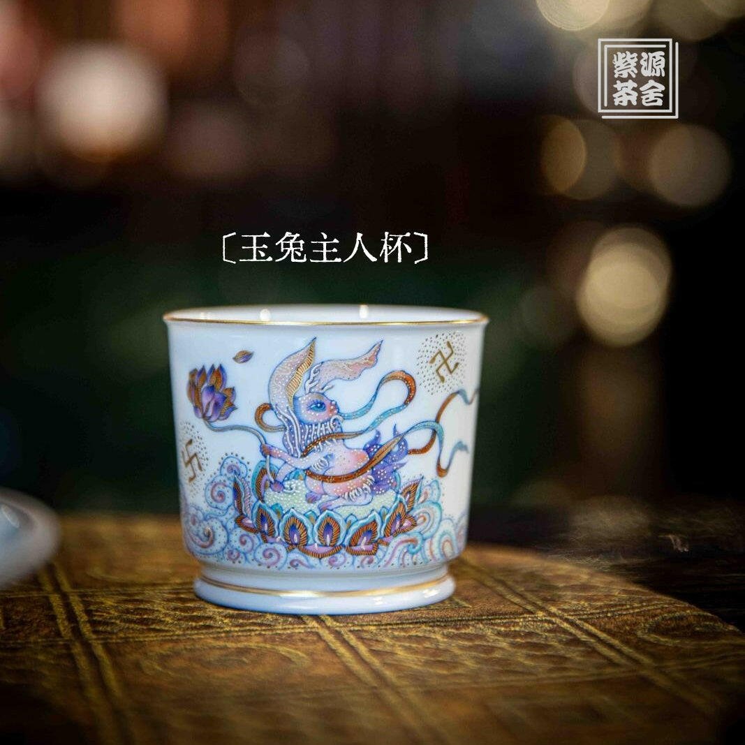 Miao Jin Yu Tu - Jing De Zhen Porcelain Gaiwan - zycs_China