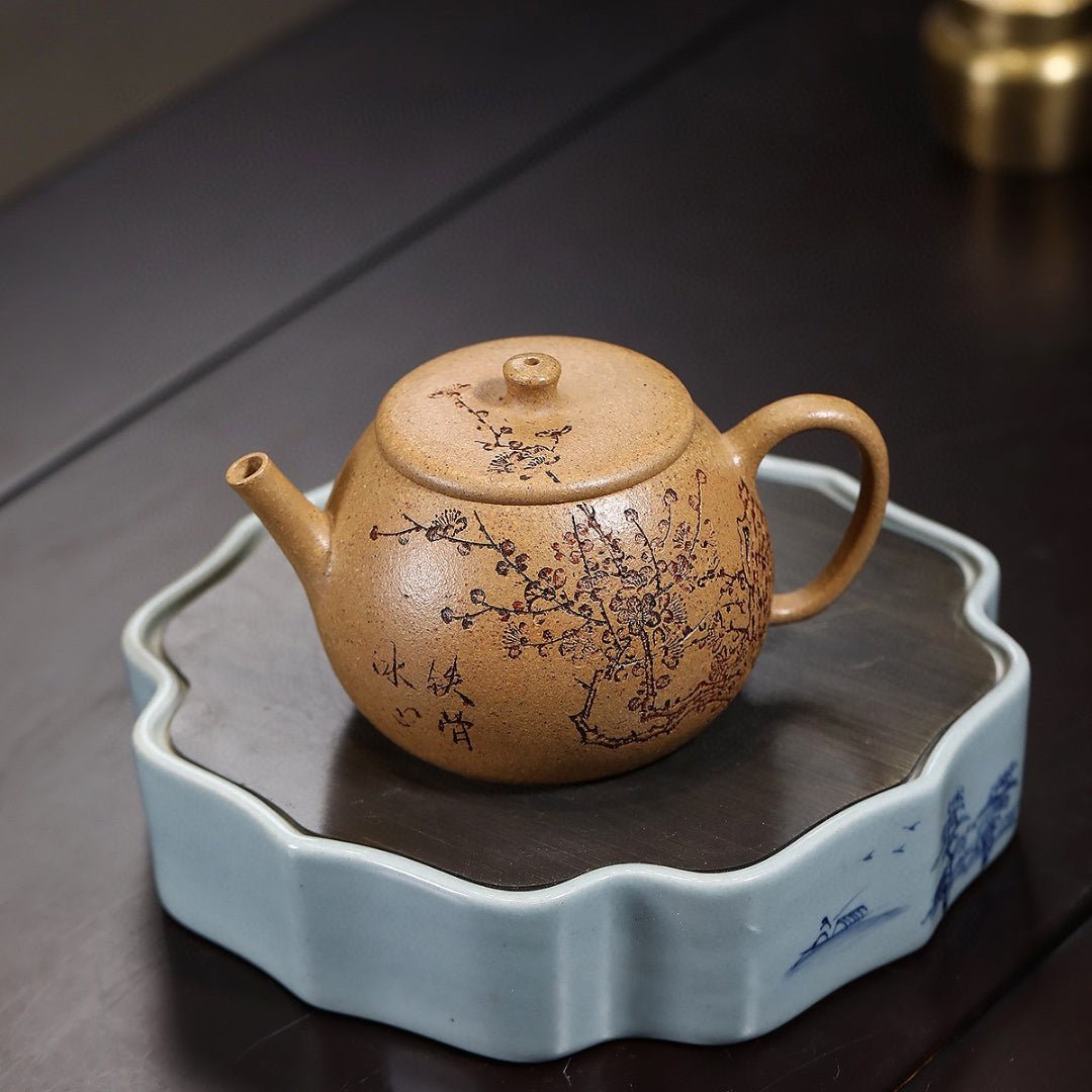 Ming Shi Jing Lan 140cc - Yixing Handmade Teapot - zycs_China