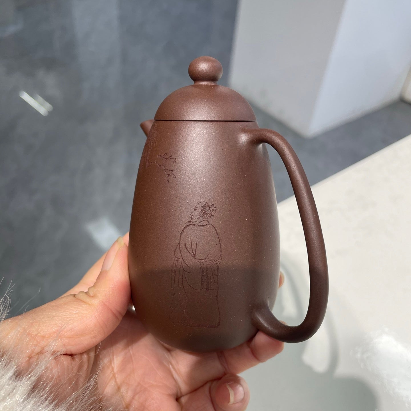 Ming Shi Long Dan 140cc - Yixing Handmade Teapot - zycs_China