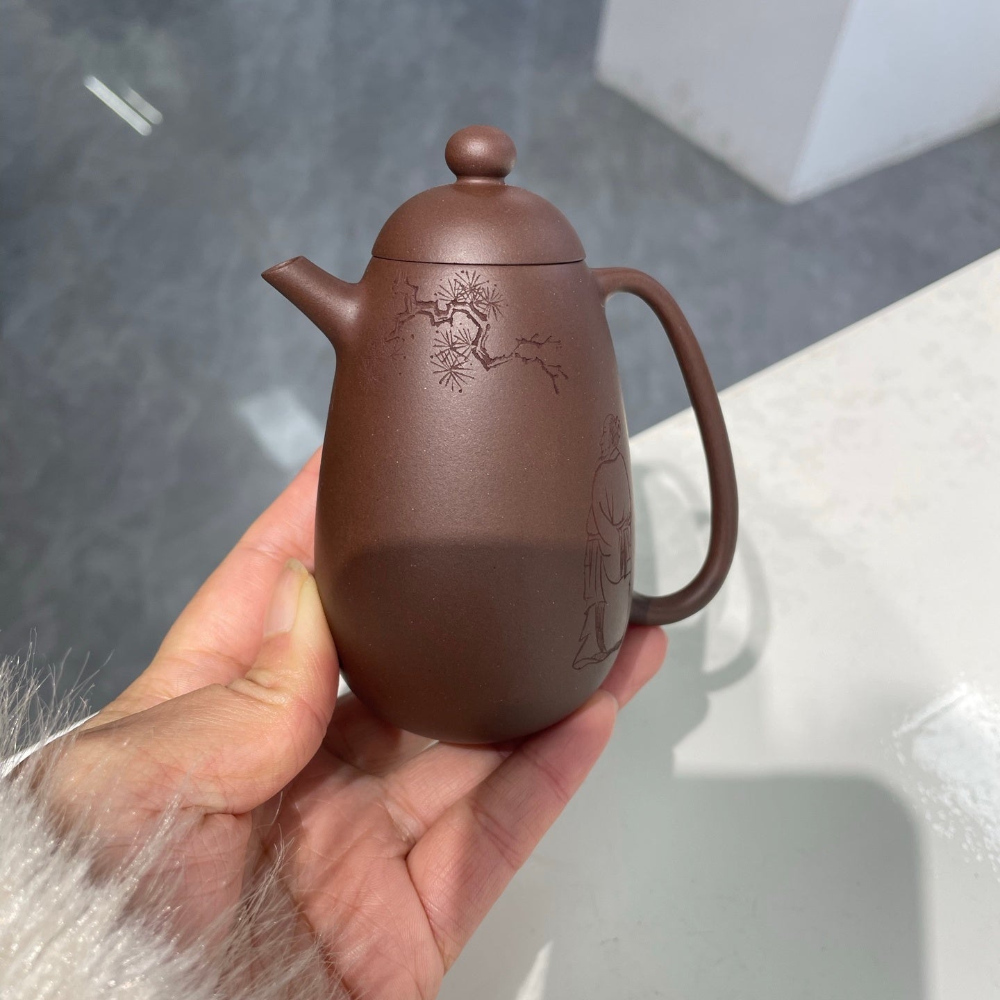 Ming Shi Long Dan 140cc - Yixing Handmade Teapot - zycs_China