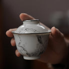 Mo Cai Mei Hua 110cc - Jing De Zhen Porcelain Gaiwan - zycs_China