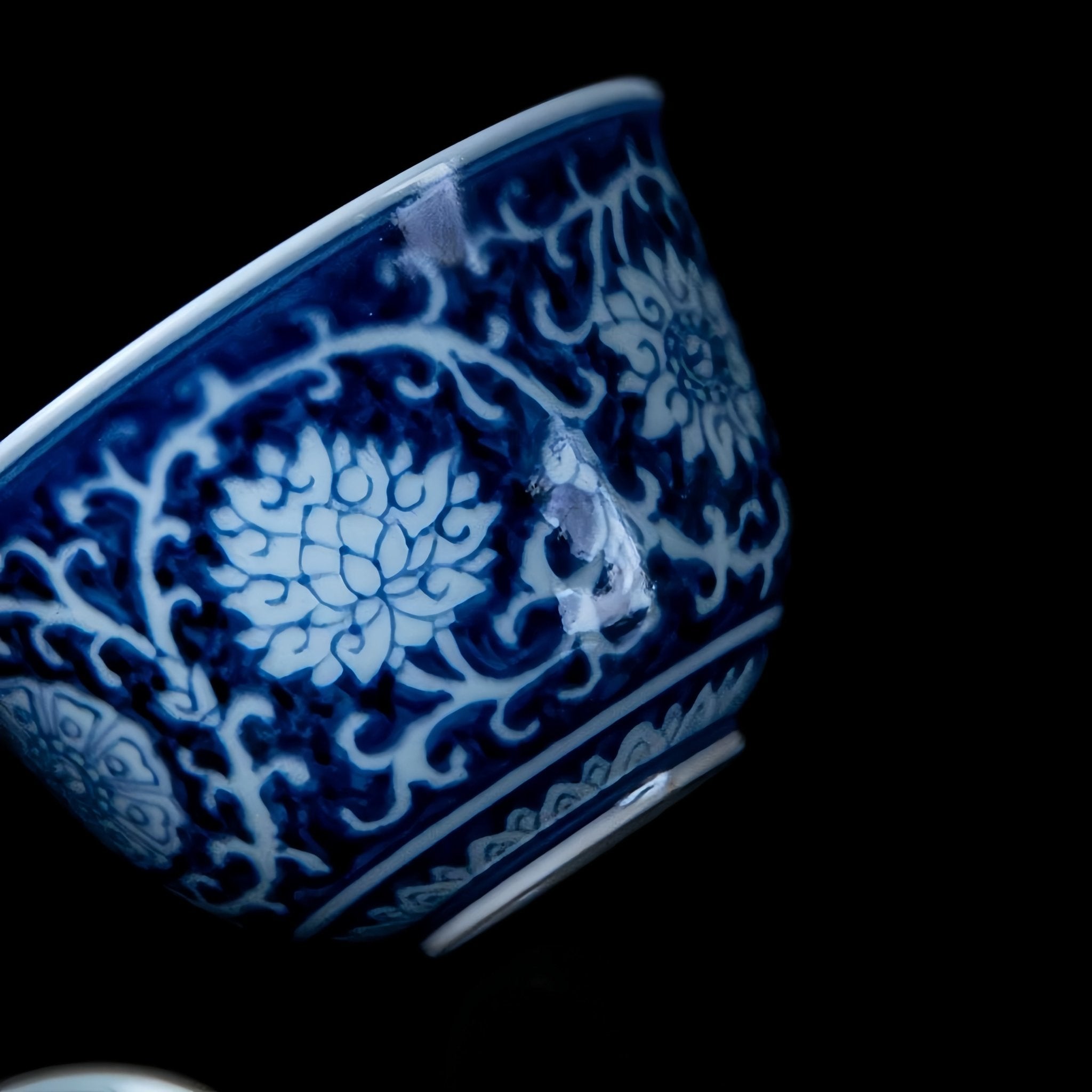 Mu Dan 100cc - Jing De Zhen Porcelain Gaiwan - zycs_China