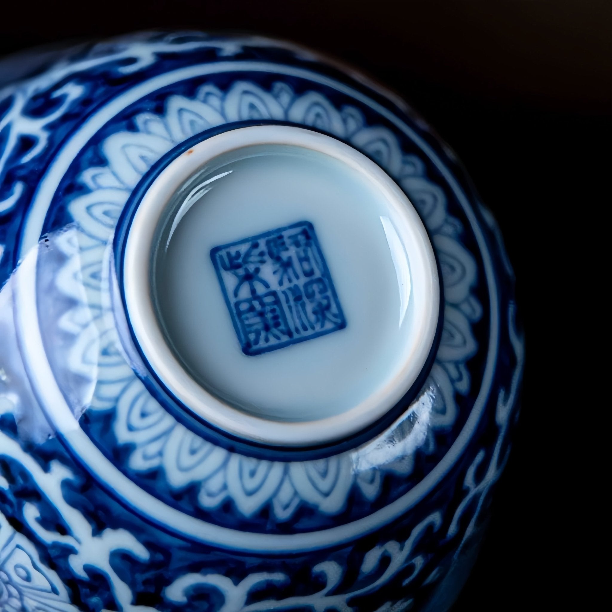 Mu Dan 100cc - Jing De Zhen Porcelain Gaiwan - zycs_China