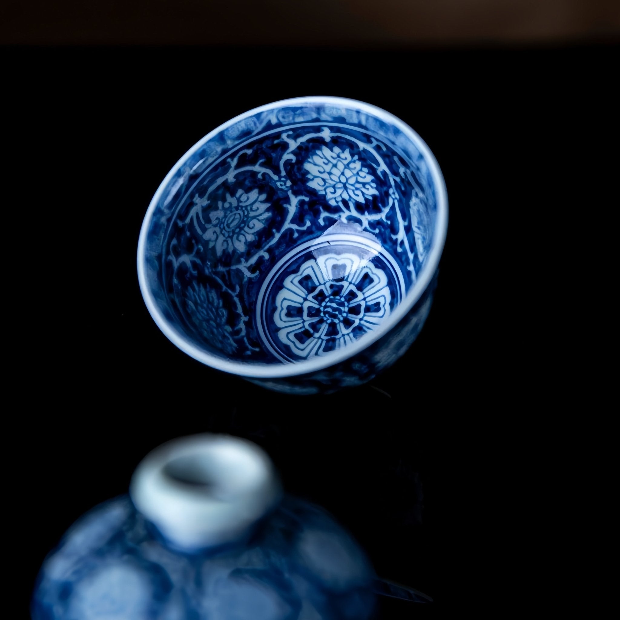 Mu Dan 100cc - Jing De Zhen Porcelain Gaiwan - zycs_China