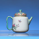 Mu Dan 110cc - Jing De Zhen Porcelain Teapot - zycs_China