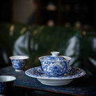 Mu Dan 120cc - Jing De Zhen Porcelain Gaiwan - zycs_China