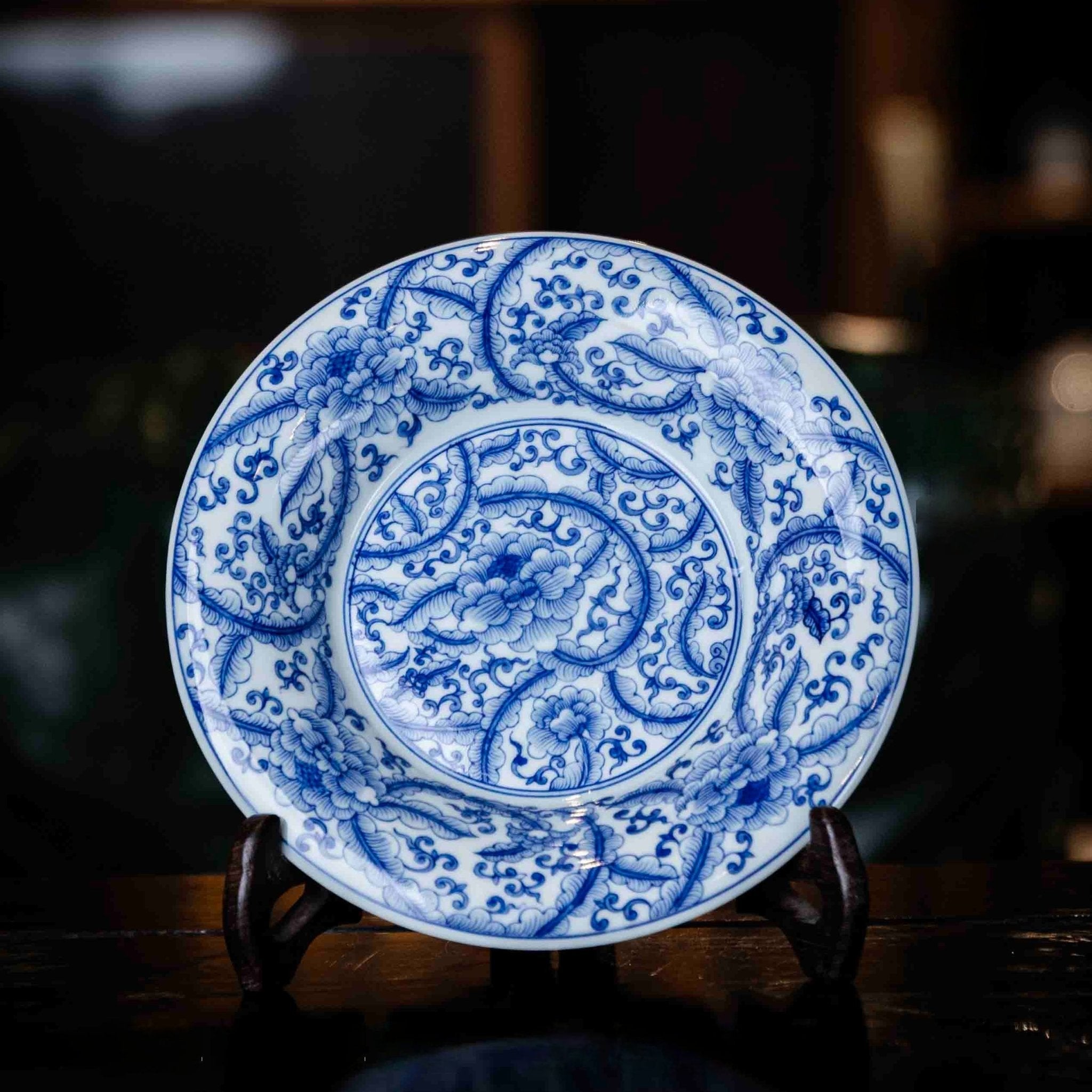Mu Dan 120cc - Jing De Zhen Porcelain Gaiwan - zycs_China