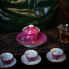 Mu Dan 170cc - Jing De Zhen Porcelain Gaiwan - zycs_China