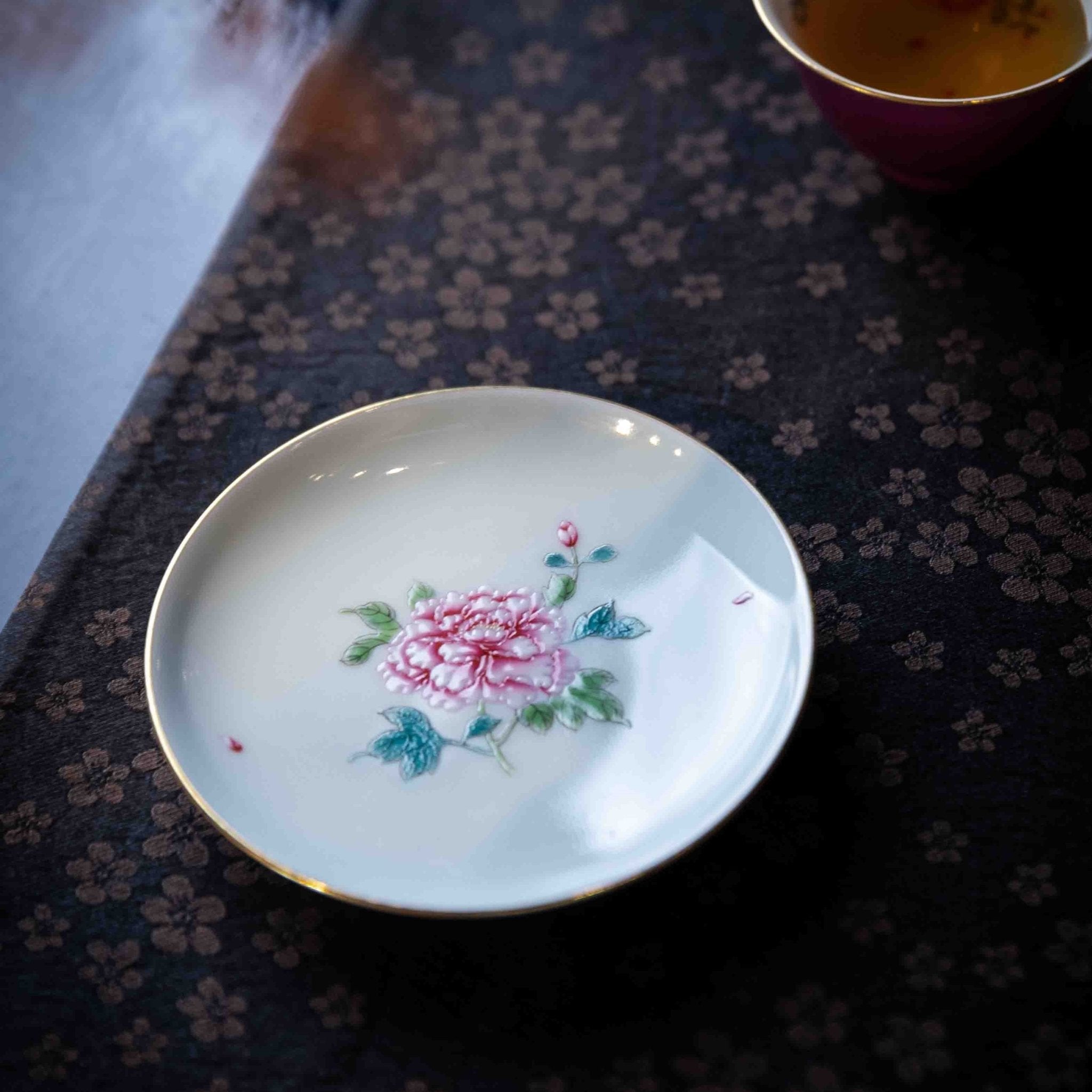 Mu Dan 170cc - Jing De Zhen Porcelain Gaiwan - zycs_China