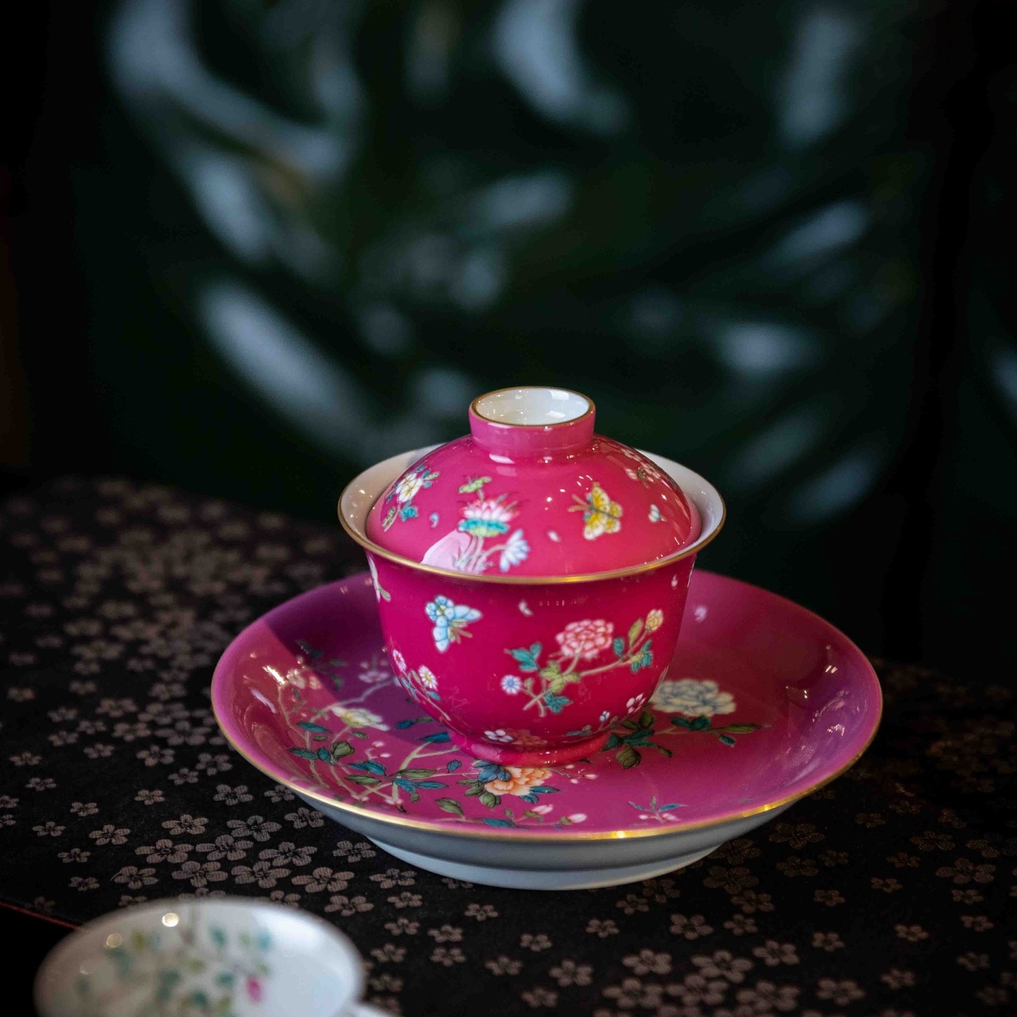 Mu Dan 170cc - Jing De Zhen Porcelain Gaiwan - zycs_China